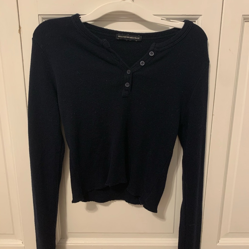 Navy Brandy Melville Longsleeve